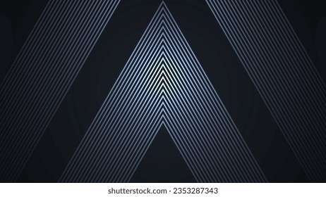 Black simple abstract background with lines in a geometric style as the main element.