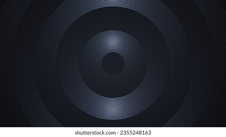 Fondo abstracto simple negro con líneas en un estilo geométrico como elemento principal.