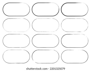 Black simple banner vector design illustration isolated on white background