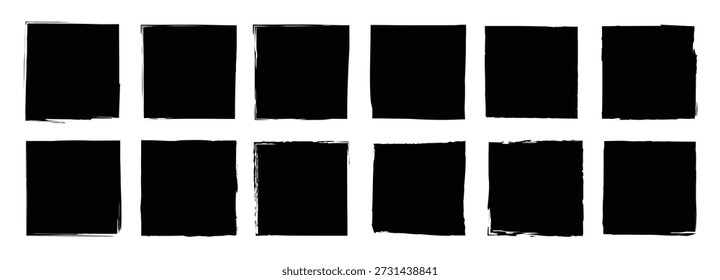 Ilustración de diseño de Vector de Anuncio simple negro aislado
