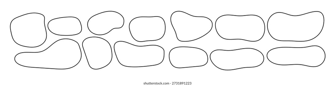 Ilustración de diseño de Vector de Anuncio simple negro aislado en