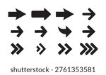 Black simple doodle arrows art icons vector set. A set of simple, clean, hand-drawn, black arrows, signs, and symbols. eps vector illustrator 10 file, 
