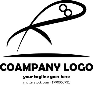 logotipo negro simple de la silueta del pulpo
