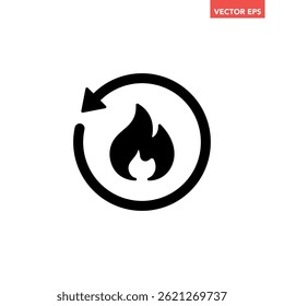Ícone preto de metabolismo único, símbolo de conversão de reação de organismo simples vetor pictograma de design plano para anúncios de logotipo de aplicativo web botão de interface de ui ux elementos isolados no fundo branco