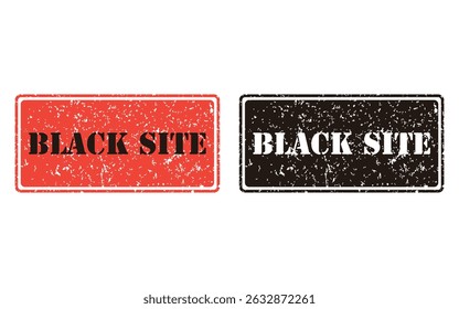 black site grunge stamp design, vector, isolated on transparent background
