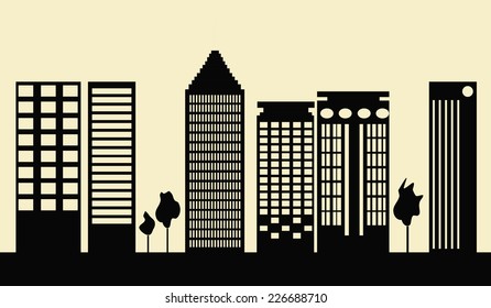 Black Skyscrapers