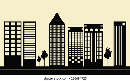 Black Skyscrapers