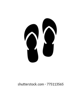 black slippers logo