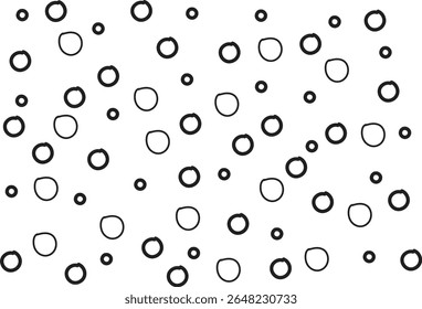 Black small circle dot seamless pattern png file type on transparent background for apps, website, textile, wallpaper designs,Seamless pattern of small black circles and dots on transparent background