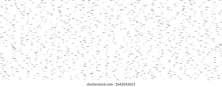 Black small scratches seamless texture. Scattered little lines background. Repeating tiny cuts pattern. Grunge random mottled grain overlay. Splashed specks and sprinkles repeated wallpaper. Vector