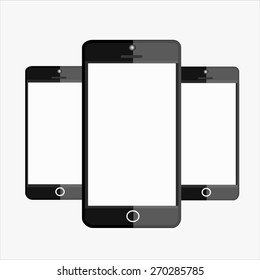 Black smart phone