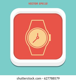 Black smart watch vector sign. Isolated smart watch icon. Waterproof vector logo. Smart watch vector illustration with water proof symbol.