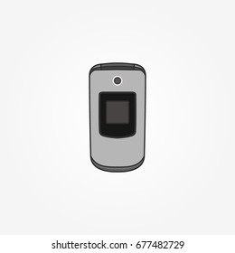 Black Smartphone. Design Vector Illustration