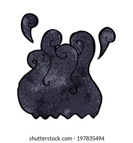 elemento gráfico de humo negro