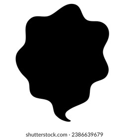 Black Smoke Illustration. Silhouette Of Smoke  Design Element