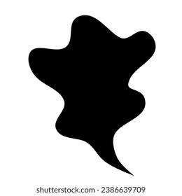 Black Smoke Illustration. Silhouette Of Smoke  Design Element