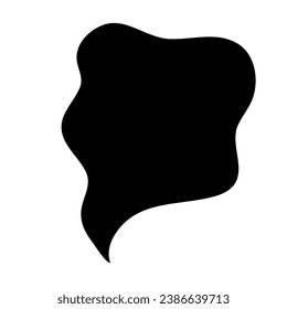 Black Smoke Illustration. Silhouette Of Smoke  Design Element