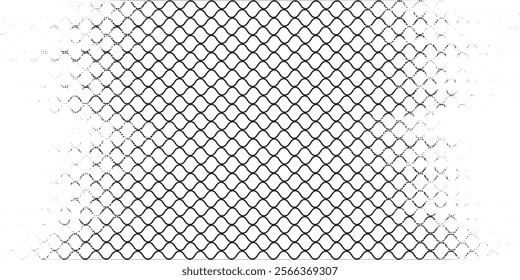 Black snake skin pattern isolated on white background eps 10