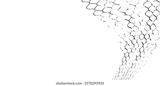 Black snake skin pattern isolated on white background eps 10	
