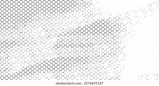 Black snake skin pattern isolated on white background eps 10	