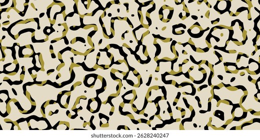 Black snake skin pattern isolated on white background eps 10	