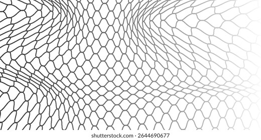 Black snake skin pattern isolated on white background eps 10