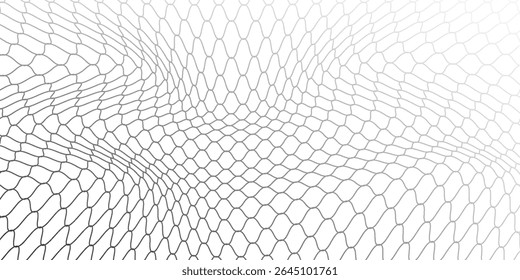 Black snake skin pattern isolated on white background eps 10