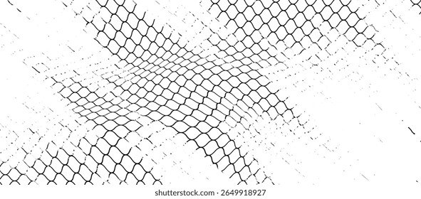 Black snake skin pattern isolated on white background eps 10	