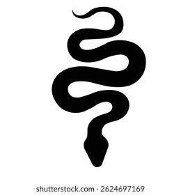 black snake vector art  illustrator