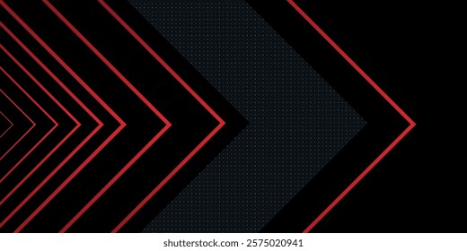 Black social media cover design, abstract background, cover template, geometric backdrop, headline vector illustration