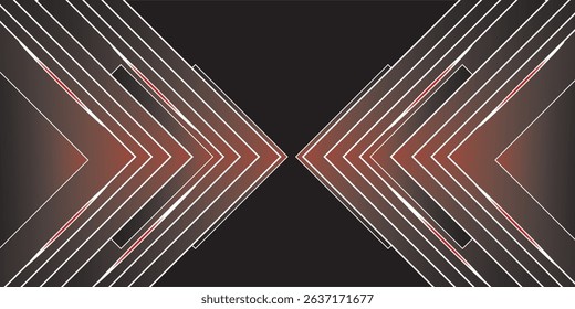 Black social media cover design, abstract background, cover template, geometric backdrop, headline vector illustration