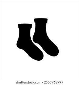 Black Socks silhouette vector design
