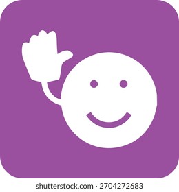 Símbolo sólido negro del icono del ojo en la Ilustración vectorial mínima en el fondo blanco limpio