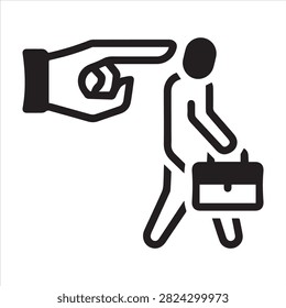 Black solid icon for firing.