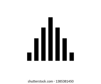 black Sound wave background. Vector illustration