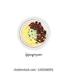 Black Soybean Paste Sauce Noodles