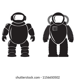 Black Spacesuits for Astronauts