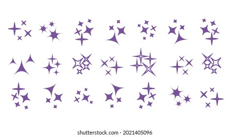 Black sparkles, glowing light effect stars. sparkles vector