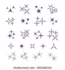 Black sparkles, glowing light effect stars. sparkles vector