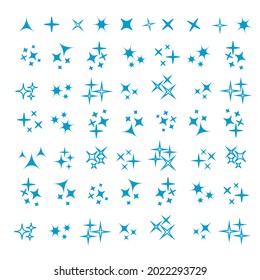 Black sparkles, glowing light effect stars and bursts vector set. Bright firework, decoration twinkle, shiny flash vecor illustration