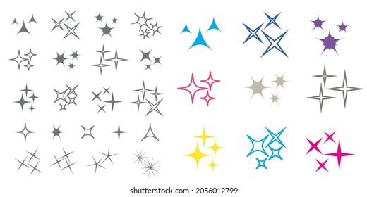 Black sparkles, glowing light effect stars. sparkles vector