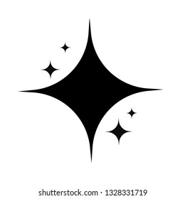 Black sparkles symbols vector. The set of original vector stars sparkle icon. Bright firework, decoration twinkle, shiny flash. Glowing light effect stars and bursts collection. Vector