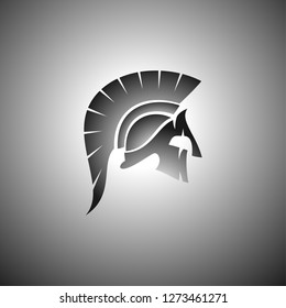 Black Spartan Image Vector