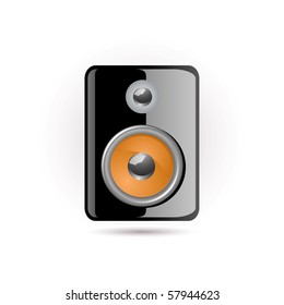 black speaker icon