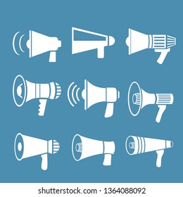 black speaker icons set