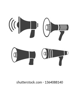 black speaker icons set