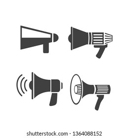 black speaker icons set