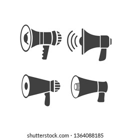 black speaker icons set