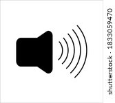 black speaker sound vector eps file can be edited as you like