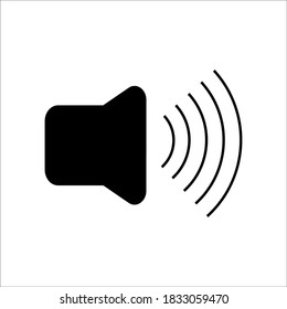 el archivo de pasos vectoriales de sonido de altavoz negro se puede editar como desee
